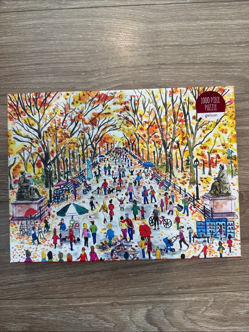 New! Fall in Central Park Puzzle by Michael Storrings